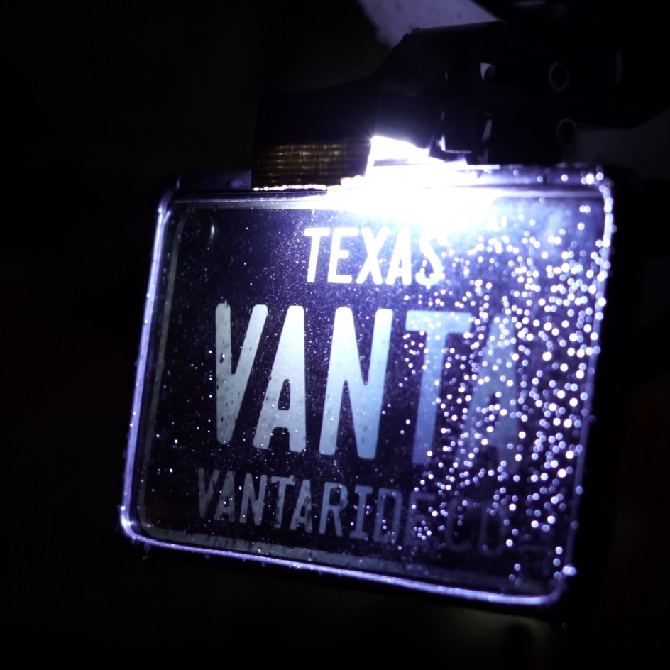 VANTARIDE Motorcycle Blackout Plate - Universal Fit