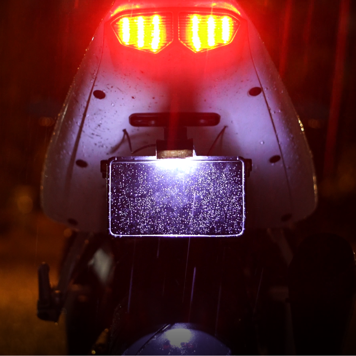 VANTARIDE Motorcycle Blackout Plate - Universal Fit